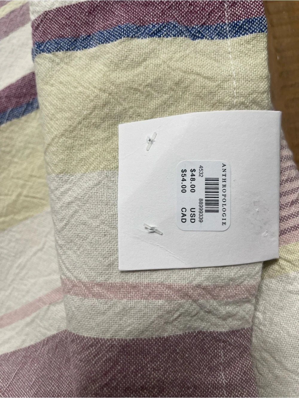 Anthropologie Rayas 100% cotton table napkins and a matching table runner - NWT